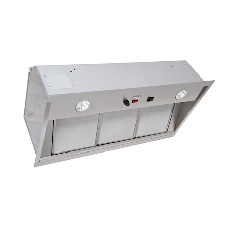 Broan-Nutone 33-in. Pro-Style Stainless Steel Kitchen Vent Hood Insert RMIP33